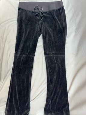 Juicy Couture Gray Velour Sweat Pants M